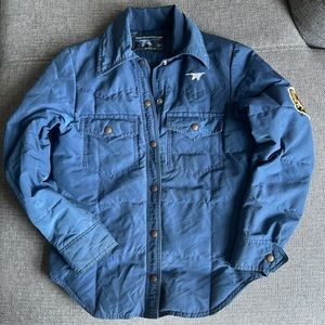 Vintage Goose Down Insulated Mountain Products Corp Jacket with Patches